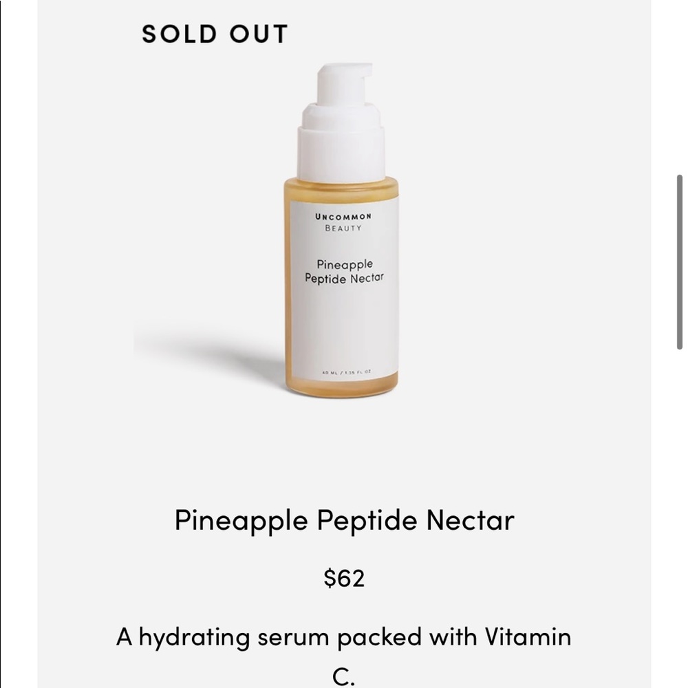 Uncommon James/ Uncommon Beauty Pineapple Peptide
